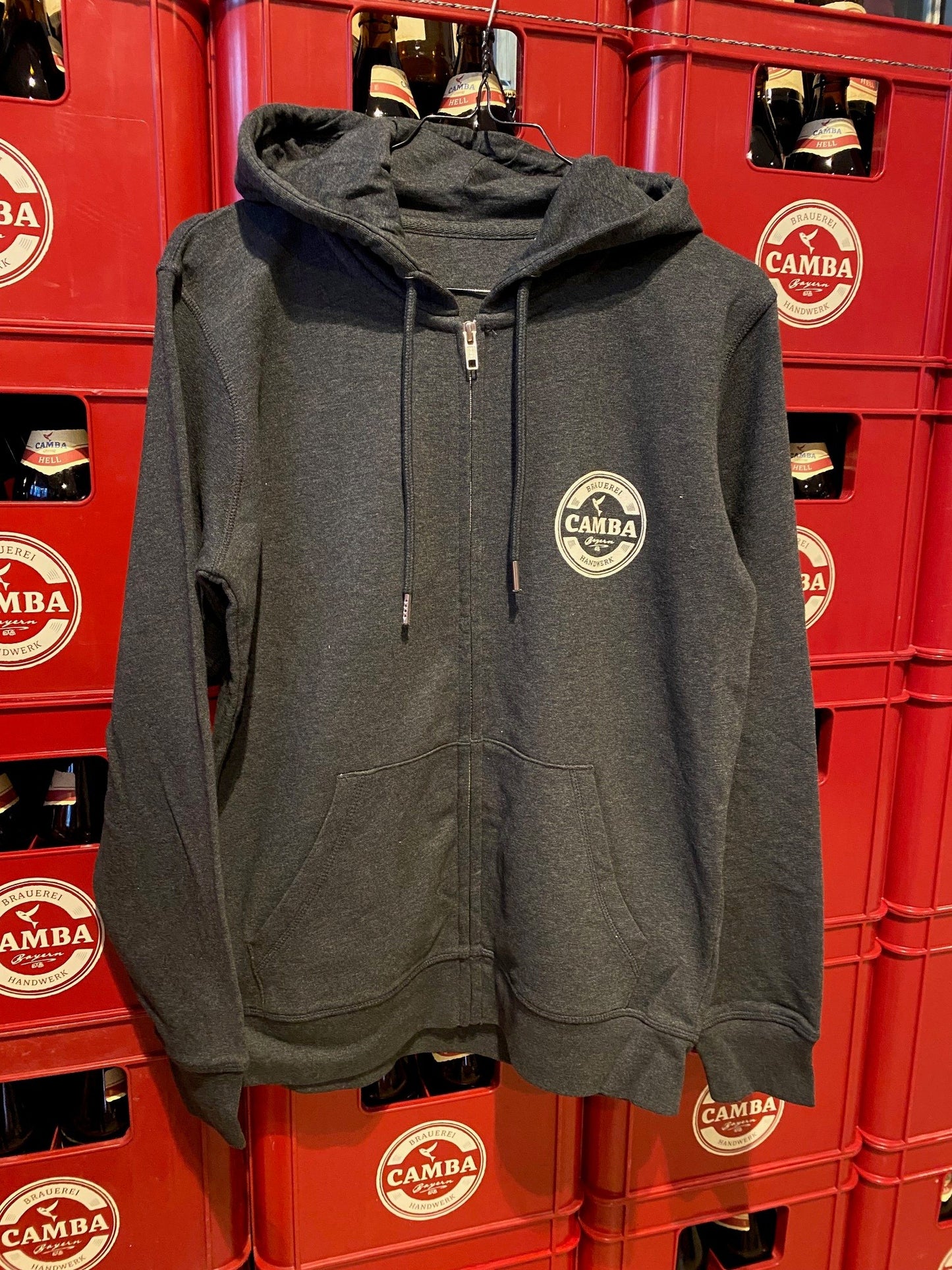 Camba Zipper Hoodie grau