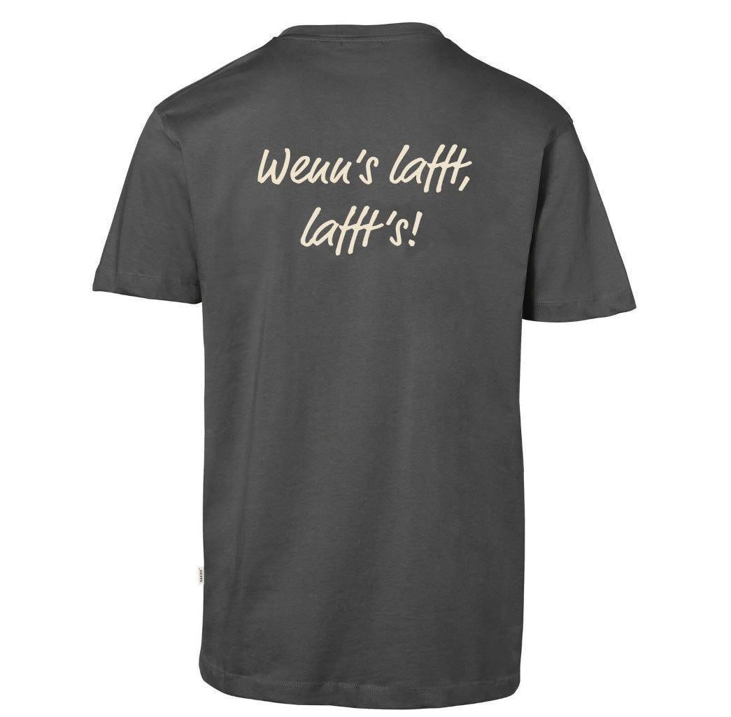 Camba 'Wenn's lafft, lafft's' T-Shirt (grau)