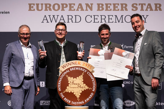 Unsere Biere haben erneut beim European Beer Star abgeräumt. Das sind unsere prämierten Biere in 2025: