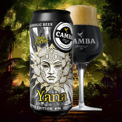 12 x 0,44l "YANA" - alkoholfreies Porter