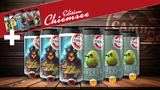 NEU: 12er Camba Bier Abo mit Chiemsee Edition