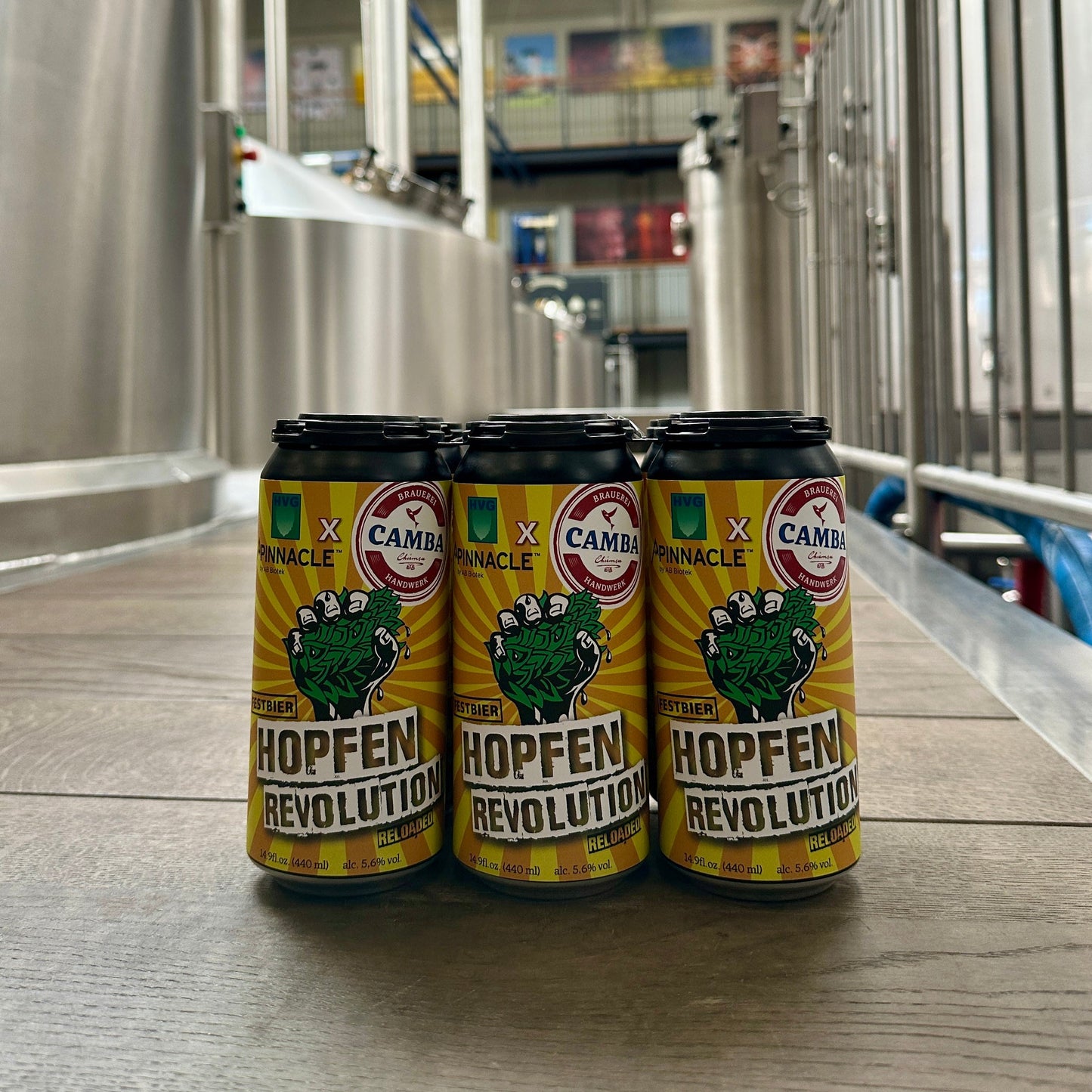 "Hopfenrevolution Reloaded" - Collab mit HVG & Pinnacle/ Omega-Yeast