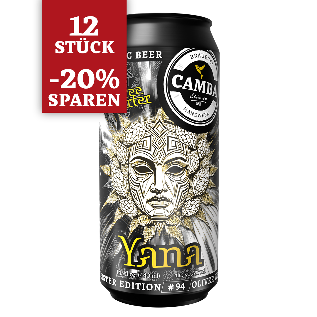 12 x 0,44l "YANA" - alkoholfreies Porter